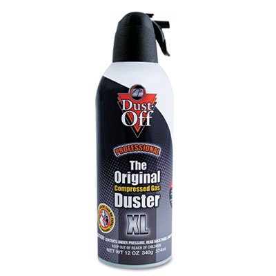 12 oz Disposable Compressed Air Duster Can (24 Pack) - Electronics & Keyboard Cleaning, Dust Removal for Computers, Cameras, Printers & Office Equipment