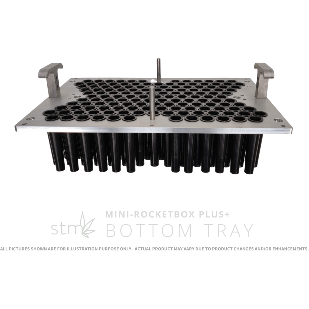 STM Canna 143 Joint Mini Bottom Tray - Mini RocketBox Plus+ | Compact Storage Solution for Pre-Rolled Cones & Rolling Supplies | Perfect for Home Use, Travel & Dispensaries