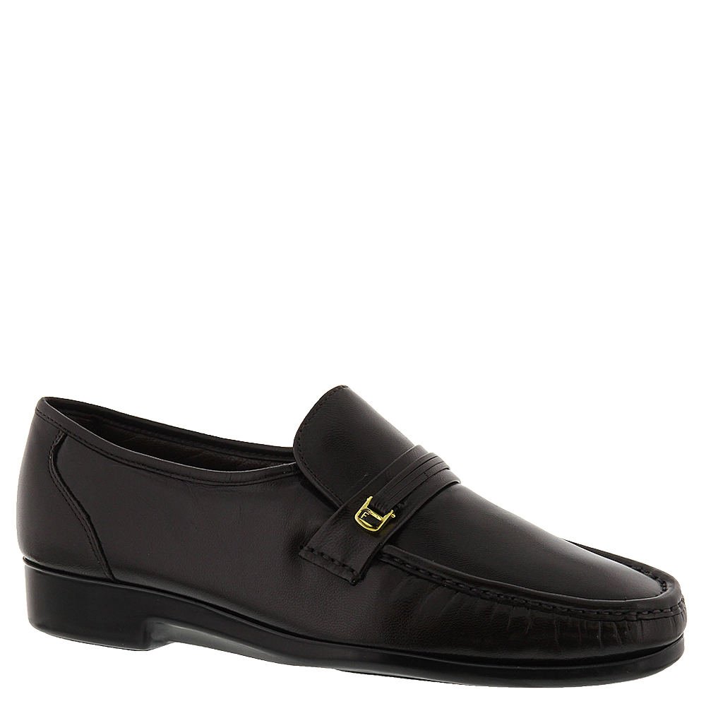 Florsheim Riva Moc-Bit Loafers for Men - Genuine Leather Slip-On Shoes in Brown - Comfortable Casual & Business Dress Shoes for Office, Travel & Everyday Wear