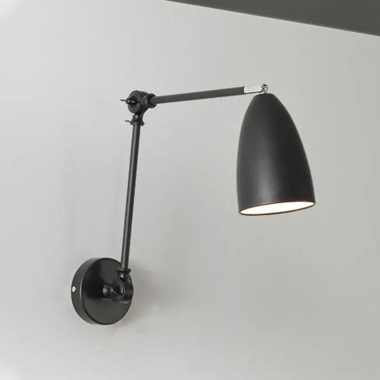 Adjustable Conical Shade Bedside Spotlight - Perfect for Reading, Nightstand Lighting & Bedroom Decor