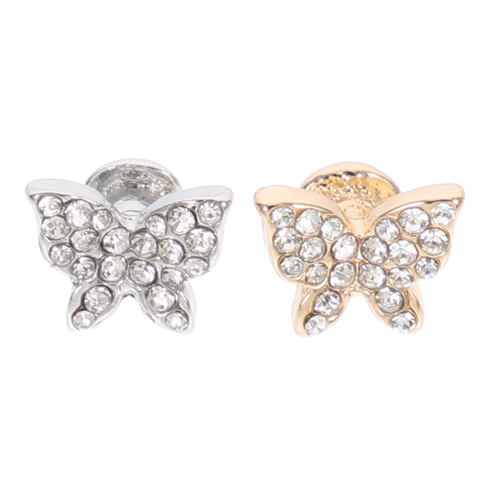 Obuyke 2Pcs Butterfly Watch Band Charms - Decorative Smartwatch Accessories, Nail Studs & Strap Charms for Apple Watch/Samsung Galaxy - Perfect for DIY Watch Strap Customization & Fashion Jewelry