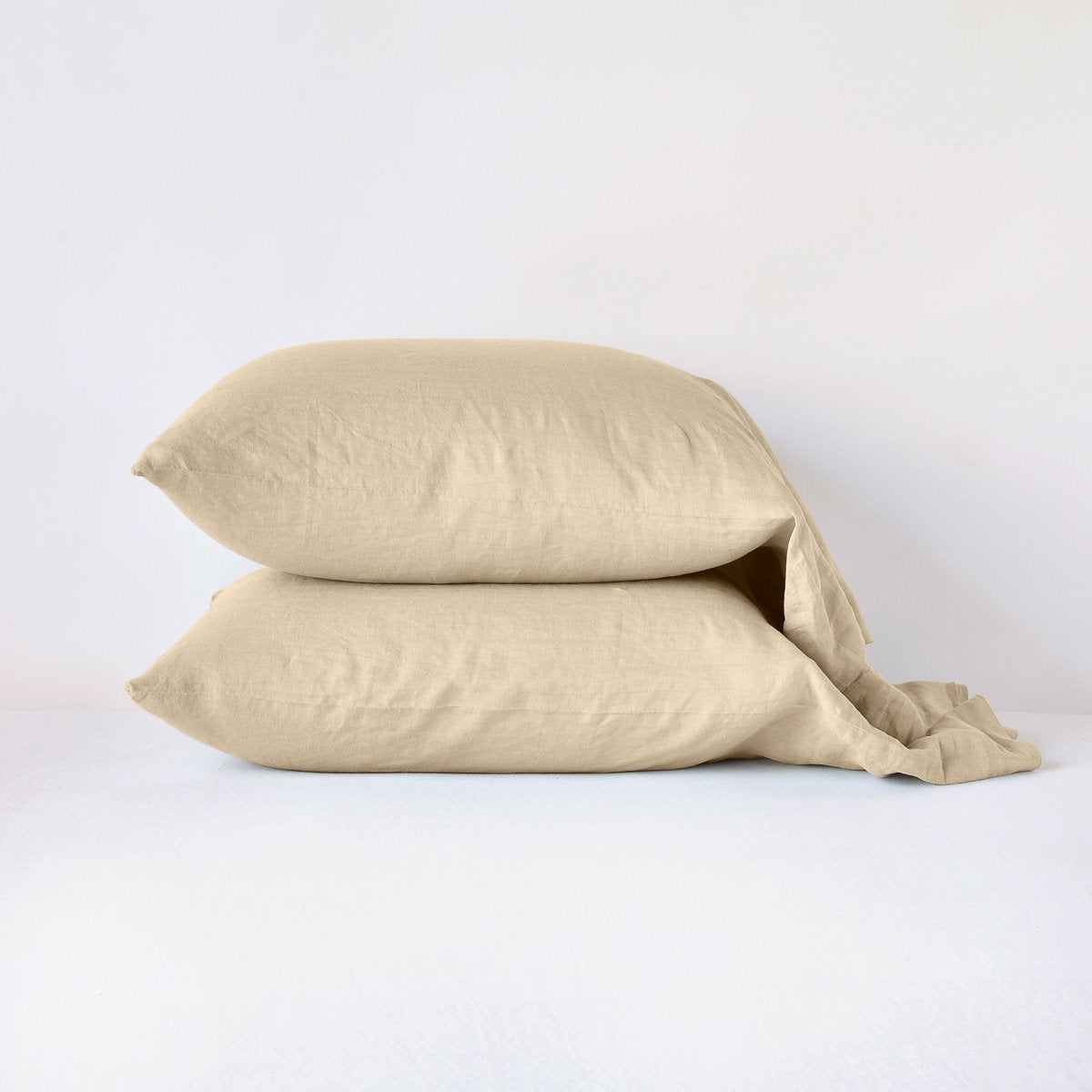 Premium 100% Linen Standard Pillowcase (Single) - Breathable & Hypoallergenic Bedding for Hot Sleepers & Sensitive Skin - Perfect for Home, Hotel, or Travel Use