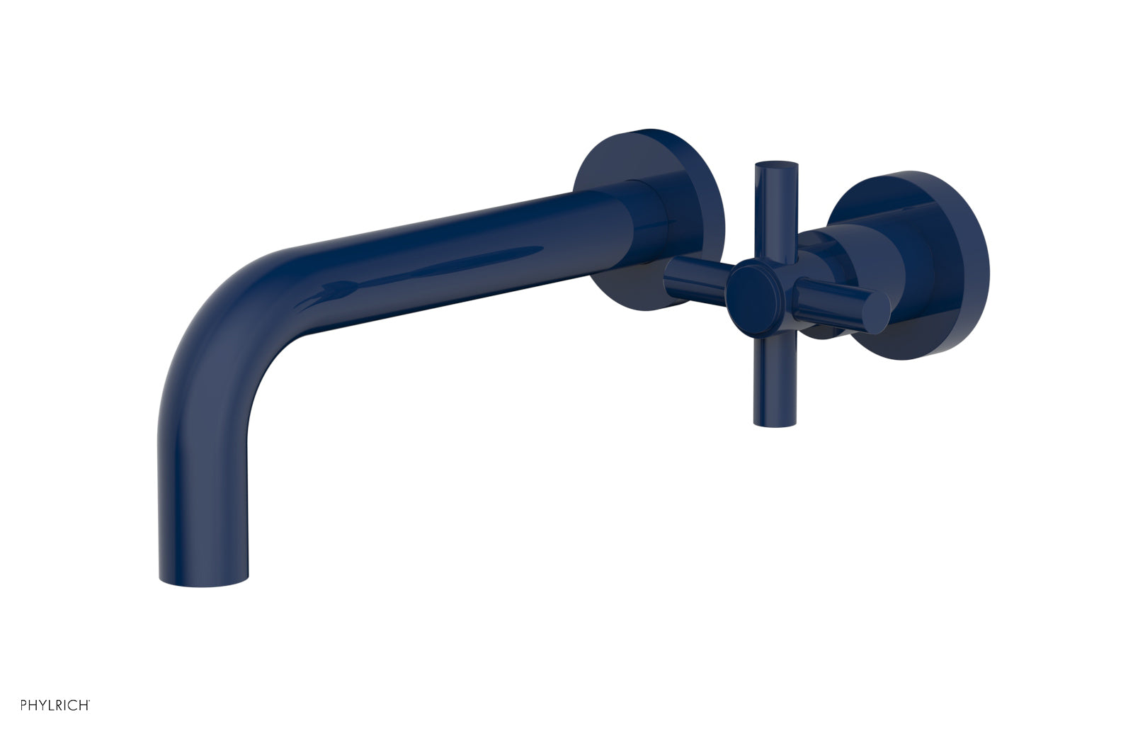 D131-15 Single Handle Wall Mount Lavatory Faucet Set - Cross Handle Design for Bathroom Sink, Perfect for Modern Home & Commercial Use