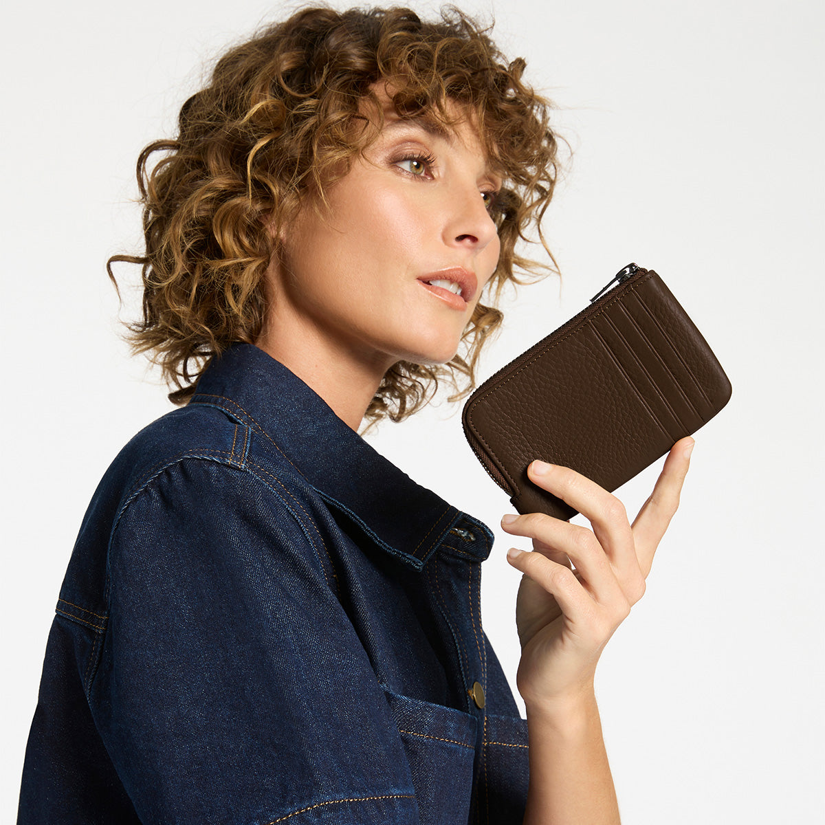 Left Behind Wallet in Cocoa - Slim RFID Blocking Minimalist Wallet for Men & Women | Perfect for Travel, Everyday Use & Gift Giving