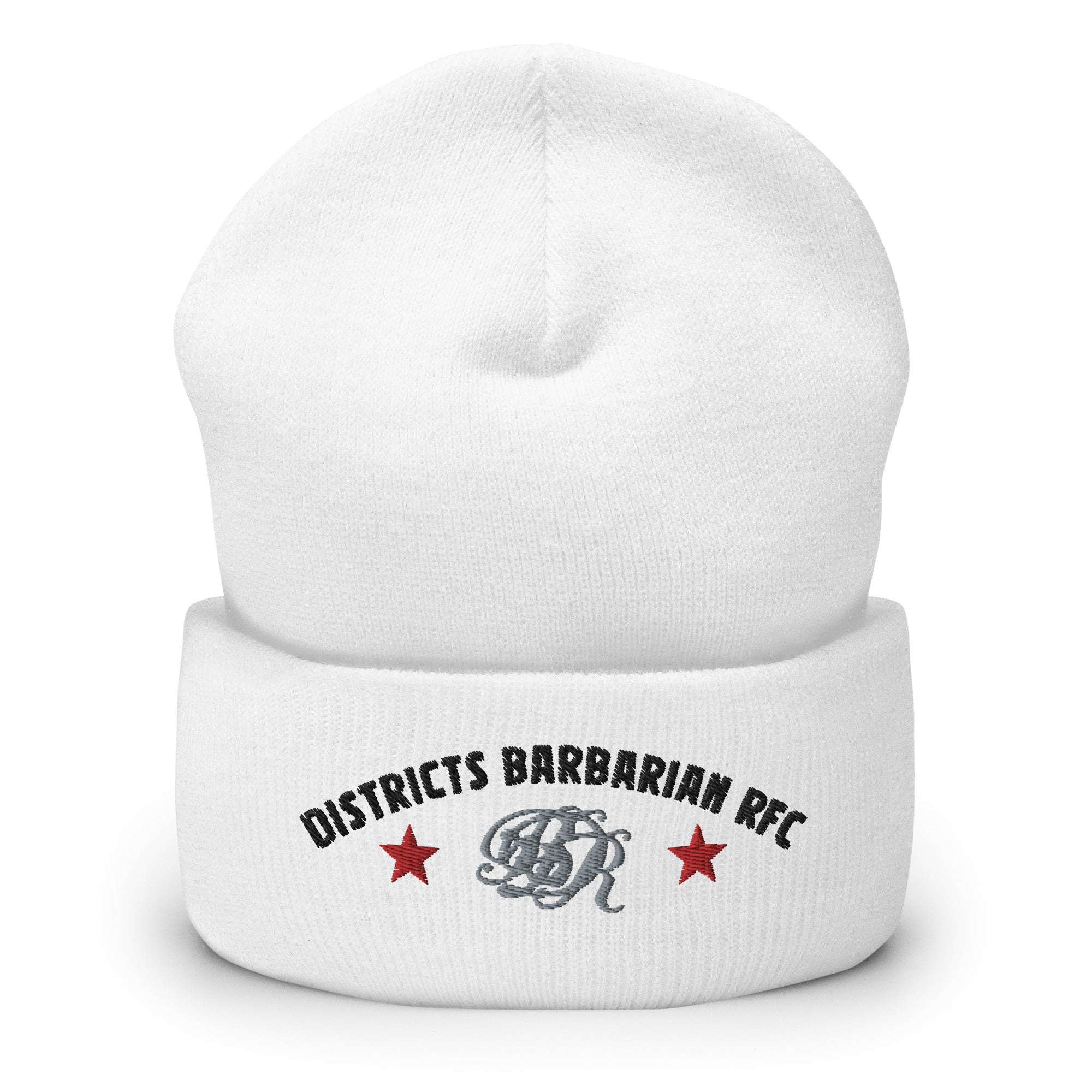 Districts Barbarian RFC Cuffed Beanie - Winter Knit Hat for Men & Women - Warm Fleece Lined Skull Cap for Outdoor Activities, Running, Hiking, and Snow Sports