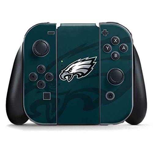 Official NFL Philadelphia Eagles Gaming Skin for Nintendo Switch Joy-Con Controllers - Durable Protective Decal with Double Vision Design - Perfect for Gaming Enthusiasts & Sports Fans
