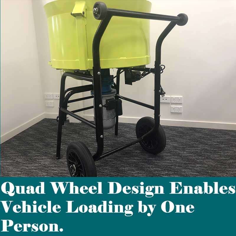 Forestwest 120L Pan Mortar Mixer 2200W Heavy Duty Commercial Concrete Mixer - Ideal for Construction Sites, DIY Projects & Large-Scale Mixing Jobs