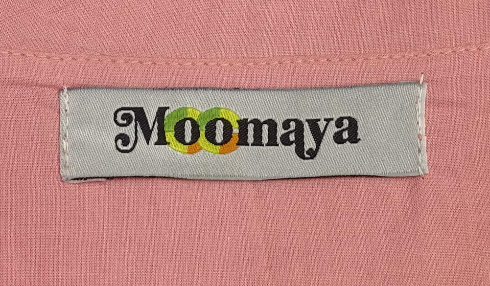 Plus Size Women's Cotton Beach Dress - Moomaya Solid Summer Outfit for Ladies | Comfortable & Stylish for Vacations, Pool Parties & Tropical Getaways
