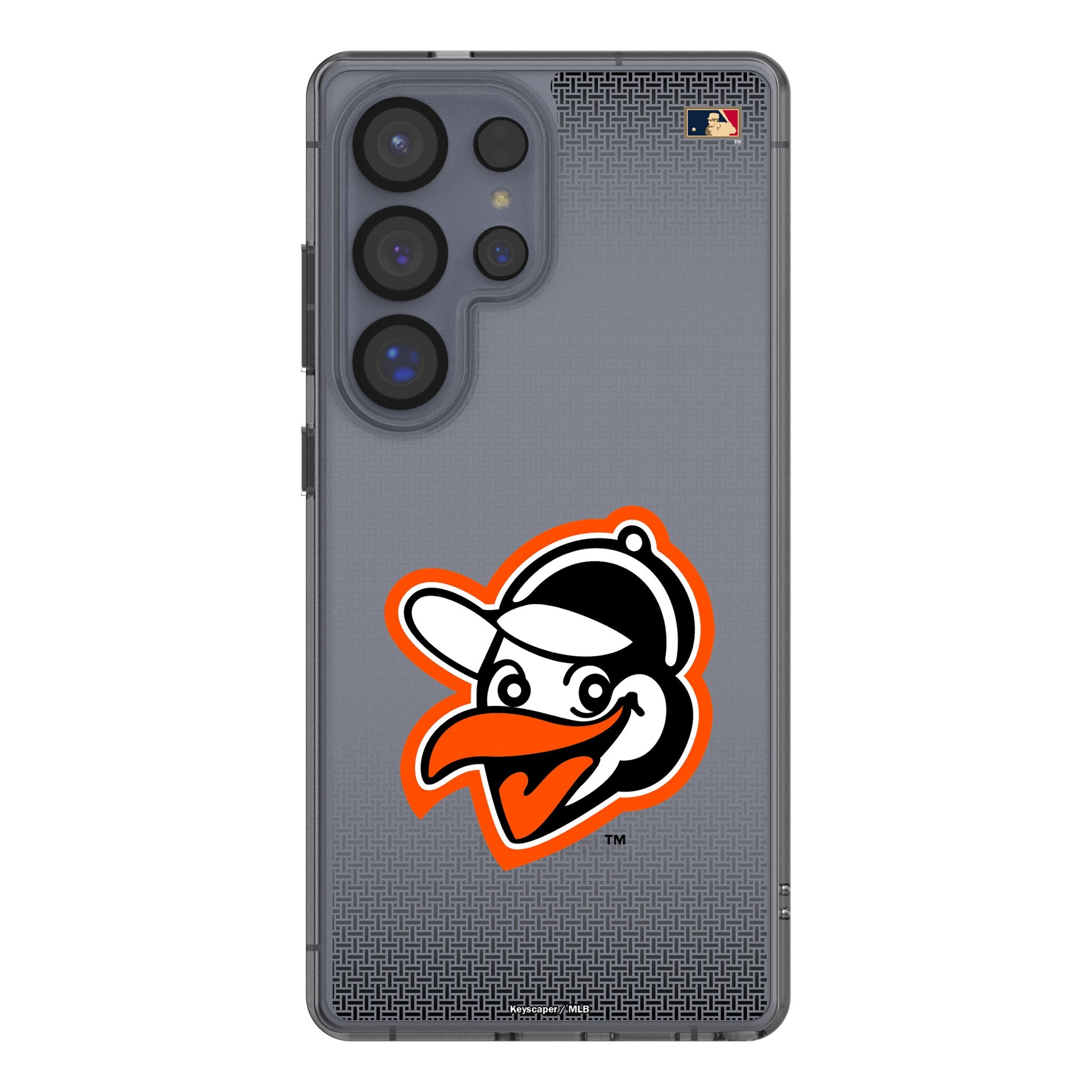 Baltimore Orioles 1955 Cooperstown Collection Linen Clear Phone Case for Samsung Galaxy - Durable Protective Cover for Baseball Fans, Perfect for Game Day & Everyday Use
