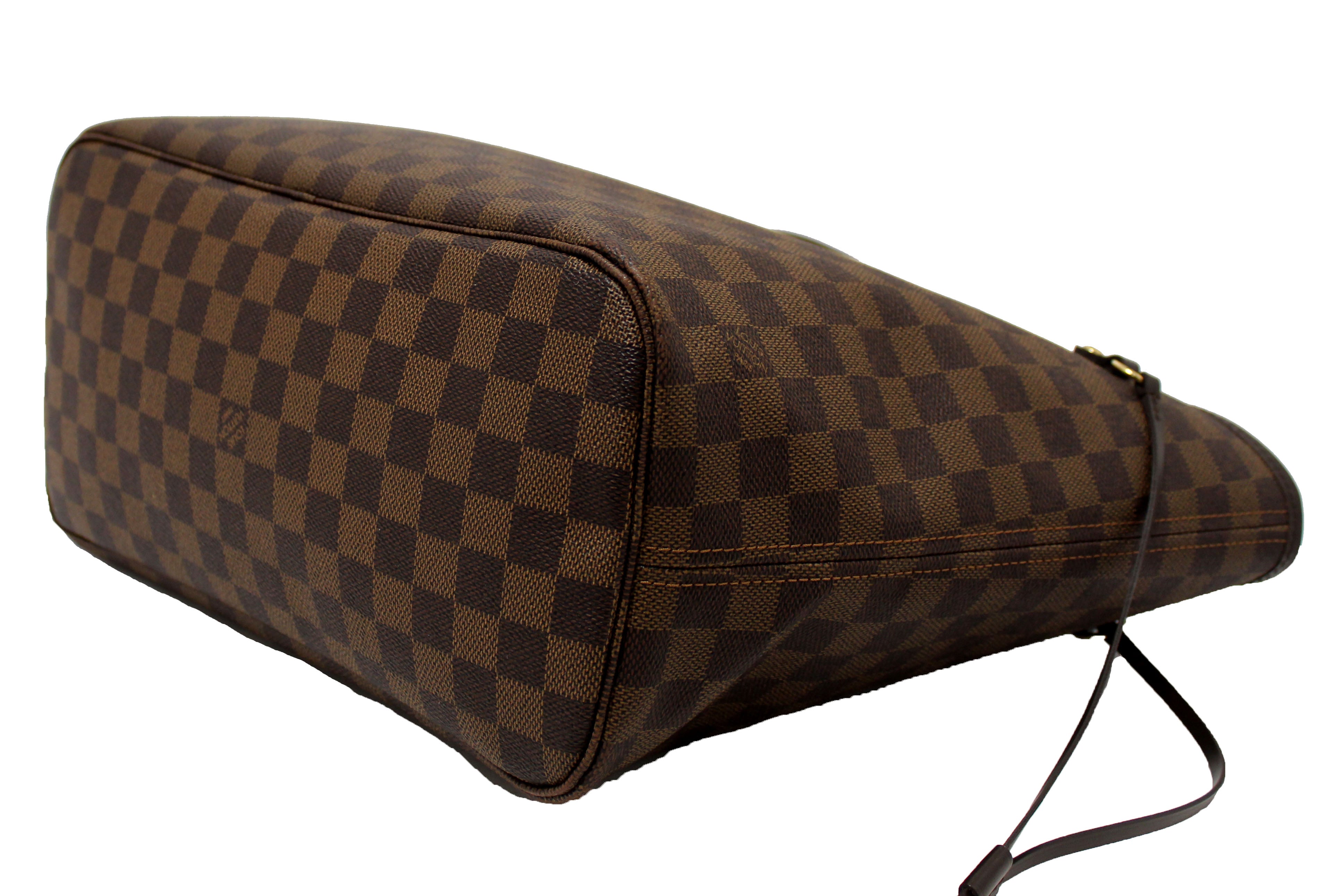 Authentic Louis Vuitton Damier Ebene Neverfull MM Tote Shoulder Bag - Luxury Handbag for Women, Perfect for Work, Travel & Shopping