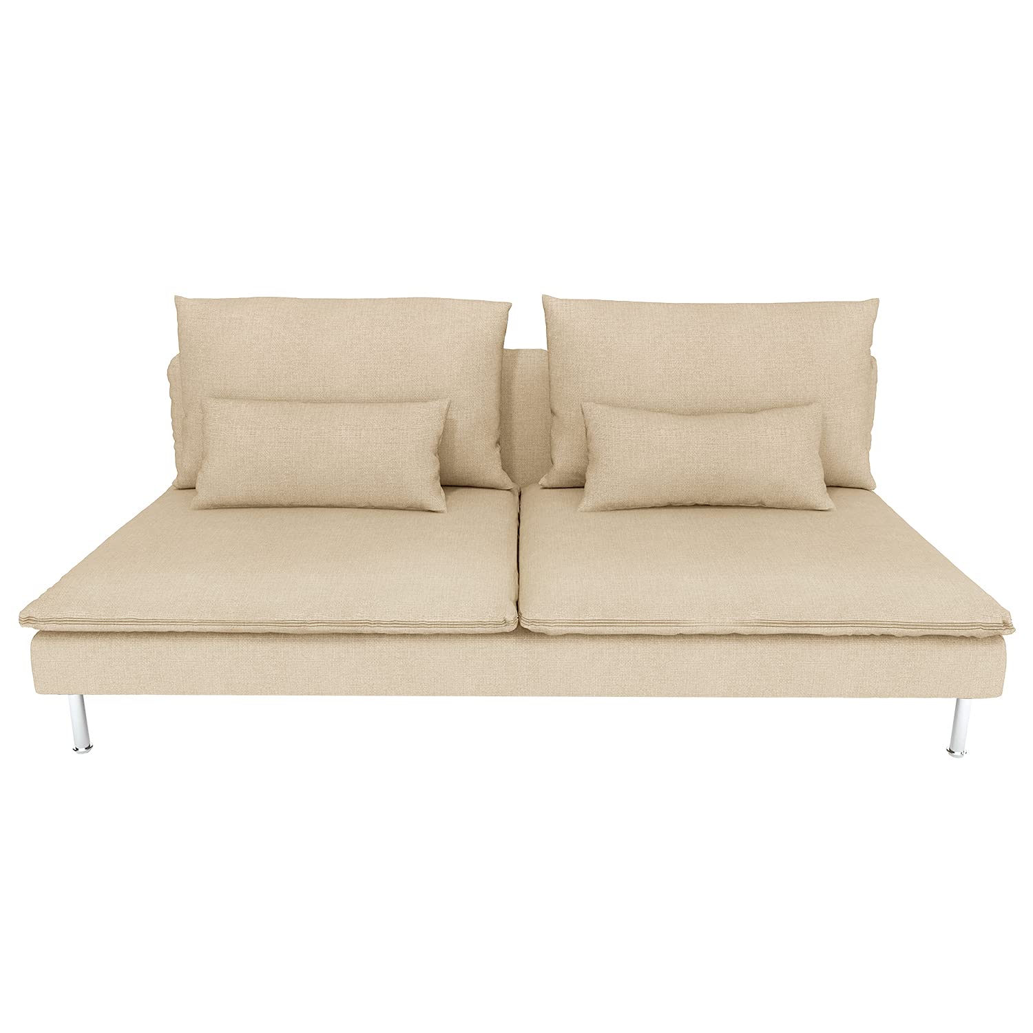 Premium Soderhamn 3-Seat Sofa Cover with Cushion Covers - Stretchable Furniture Protector for Living Room, Home Decor & Pet Protection (Size S-3)