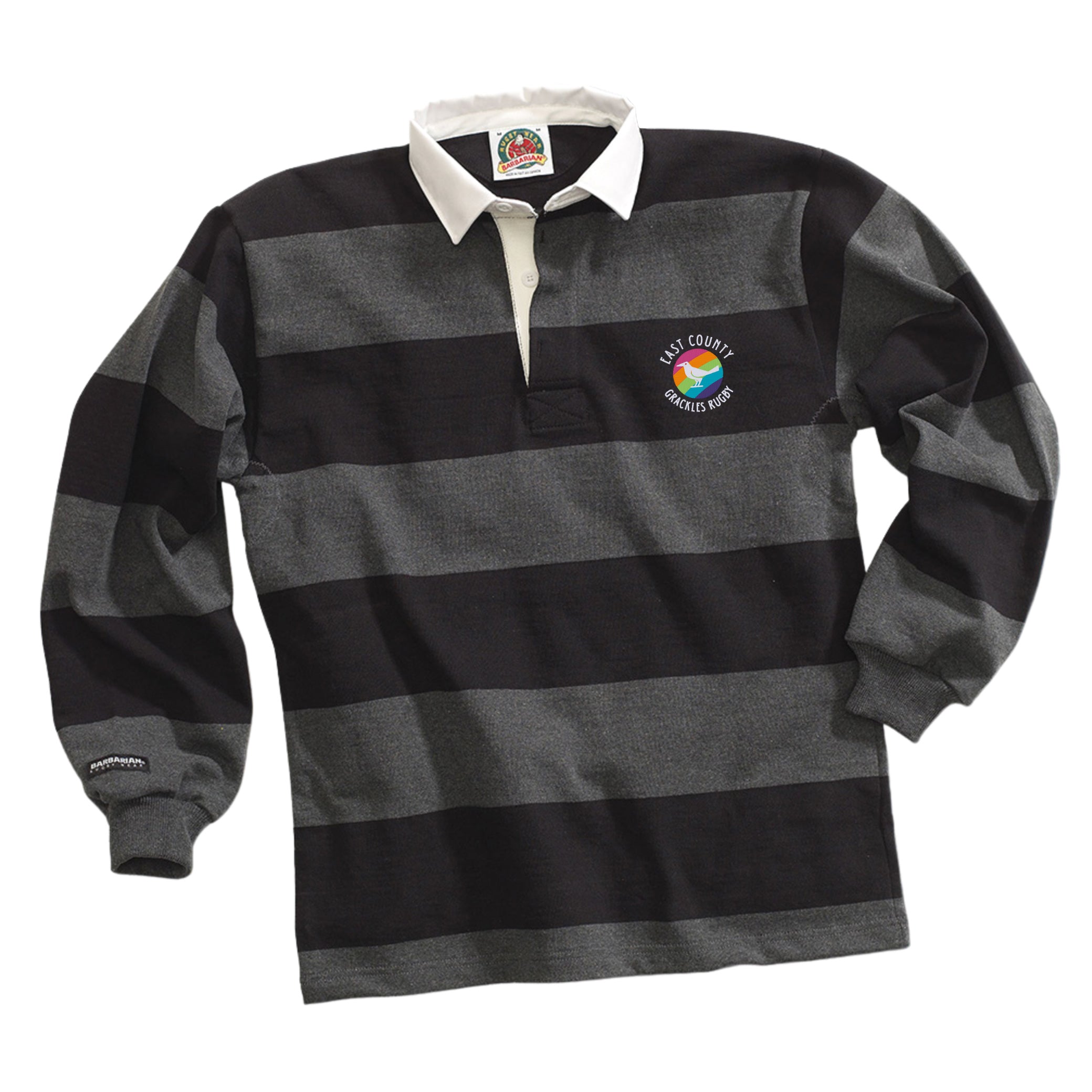 East Co. Grackles 4 Inch Stripe Jersey - Comfortable Cotton Blend T-Shirt for Men & Women - Perfect for Casual Wear, Sports & Outdoor Activities