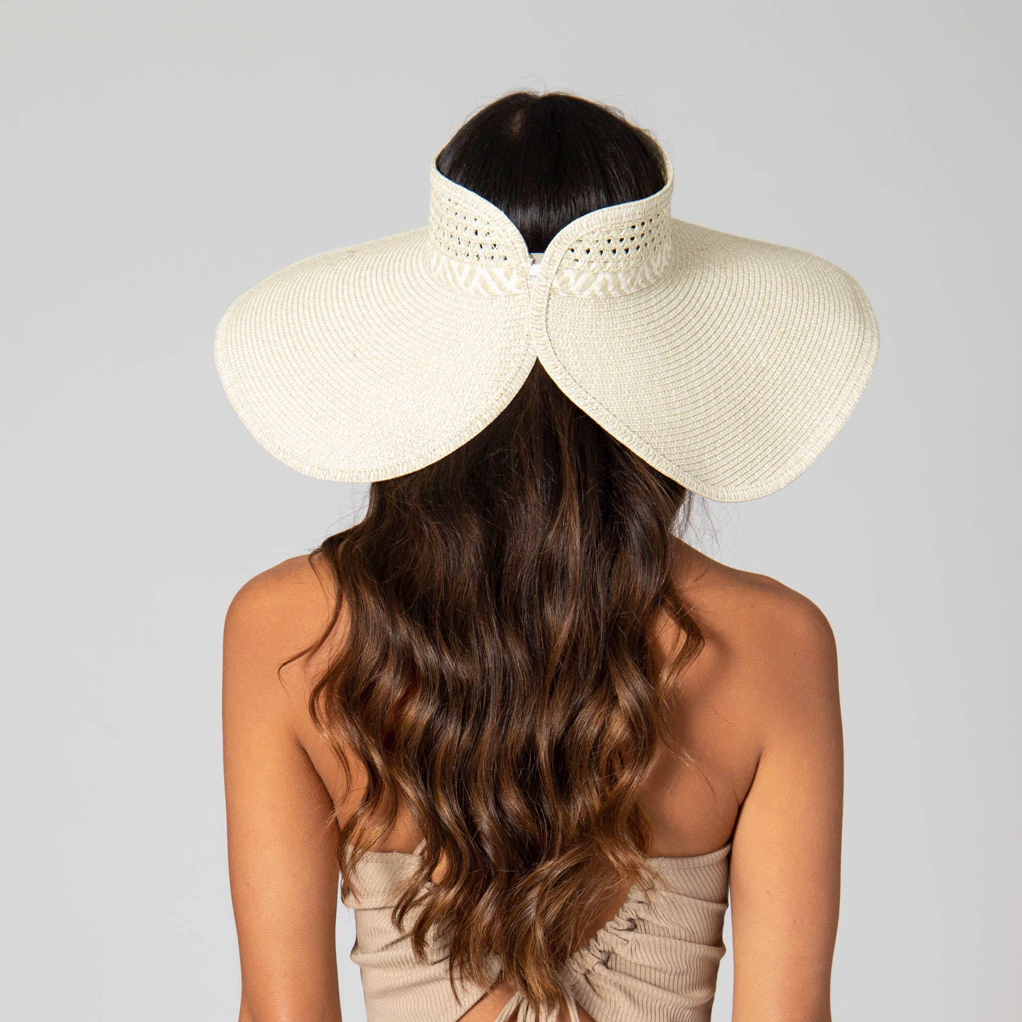 Everyday Full Coverage Wide Brim Roll Up Sun Visor Hat - UV Protection for Outdoor Activities, Beach, Golf & Gardening