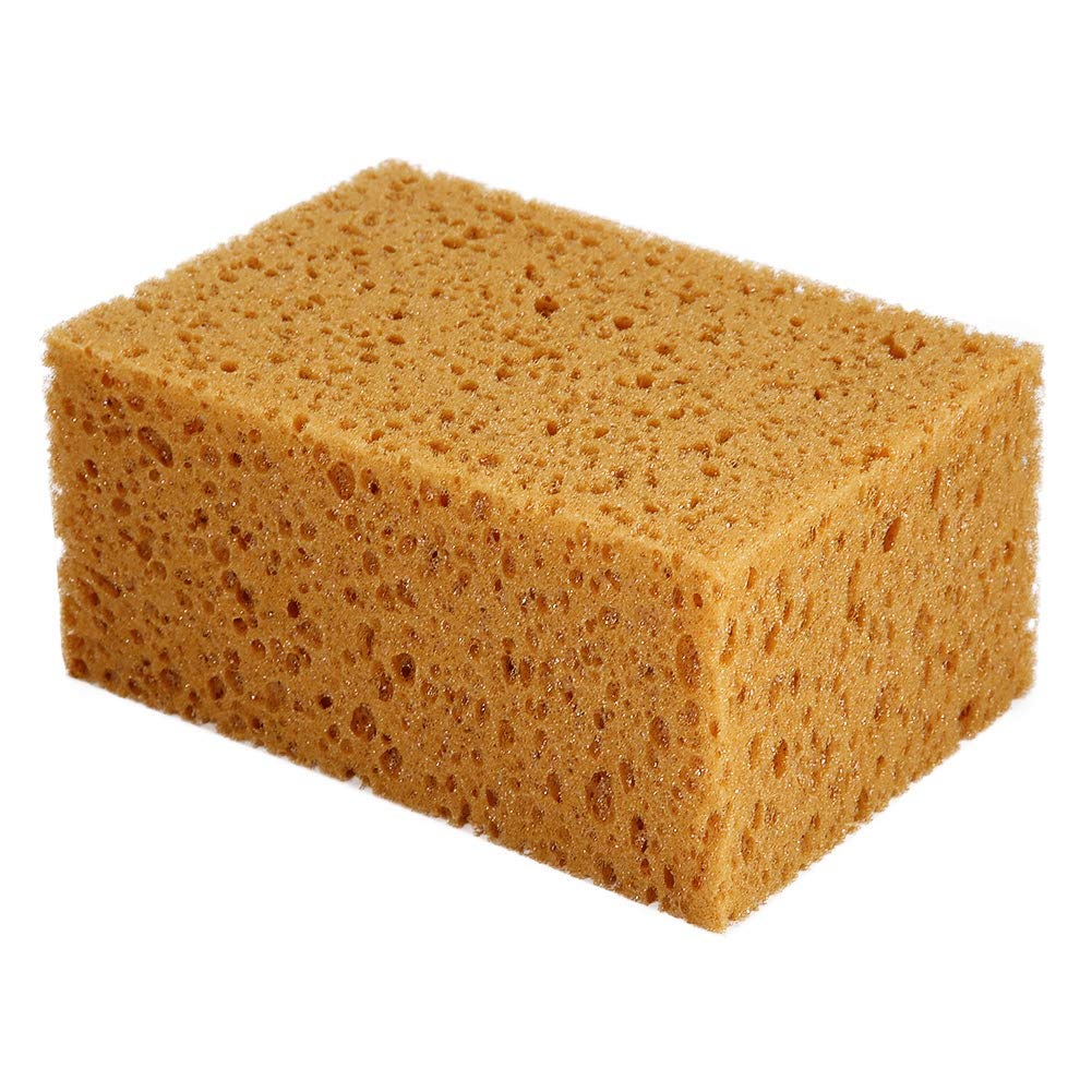 Qiilu Car Washing Sponge - Non-Slip Square Sponge Cleaner for Car, Auto & Motorcycle (1pc) - Perfect for Hand Wash, Detailing & Vehicle Maintenance