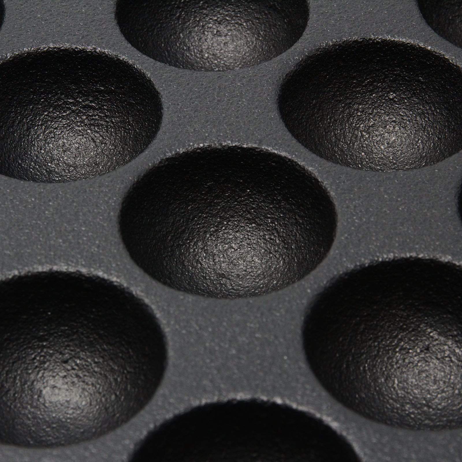 Premium Ikenaga Induction Cast Iron 16-Ball Takoyaki Pan - Japanese Octopus Ball Maker for Home Cooking, Party Snacks & Street Food Style Appetizers
