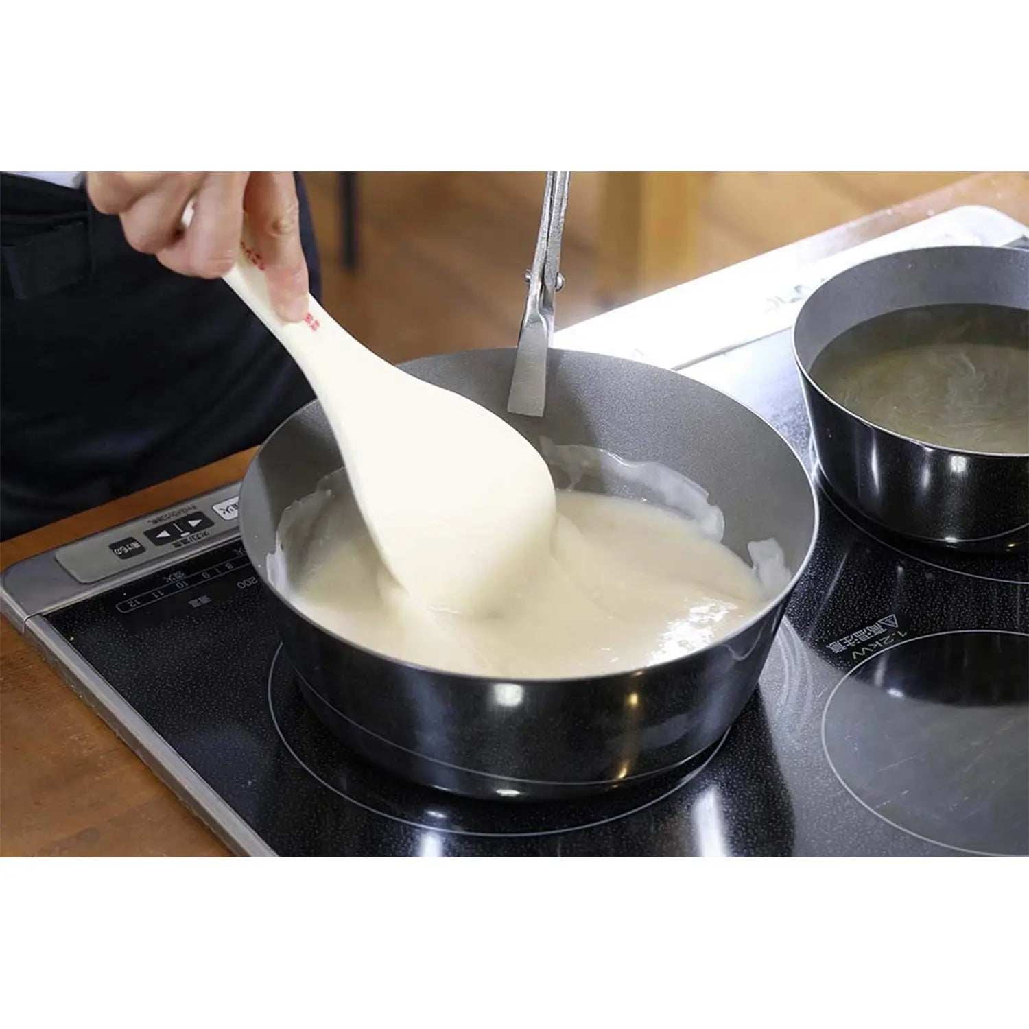 Premium EBM Molybdenum Steel Non-Stick Frying Pan - Professional Cookware for Sautéing, Frying & Perfect Omelets | Ideal for Gas, Electric & Induction Stoves