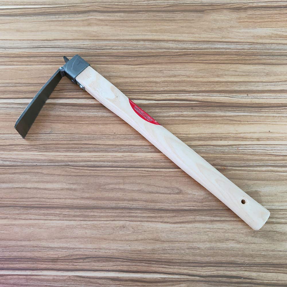 Premium Forged Steel Garden Hoe - Heavy Duty Digging Tool for Weeding, Cultivating & Soil Aeration - Perfect for Vegetable Gardens, Flower Beds & Landscaping Projects