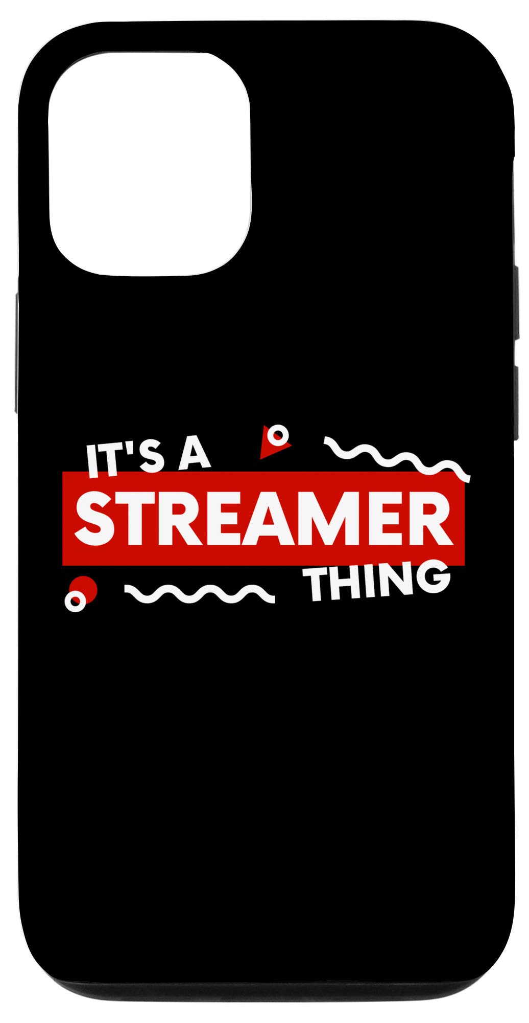 Funny Video Game Streamer iPhone 12/12 Pro Case - Perfect for E-Girl & Boy Gamers, Live Streaming & Gaming Accessories