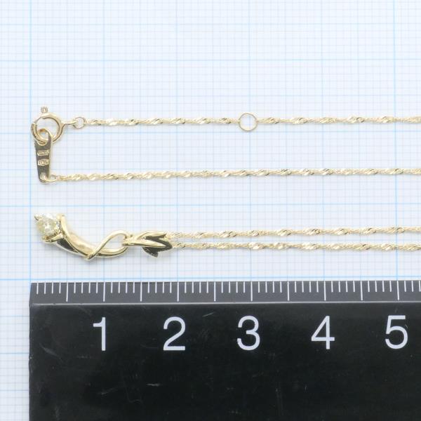18K Yellow Gold Yellow Diamond Necklace for Women - Elegant Pendant Jewelry Gift for Anniversary, Wedding & Special Occasions