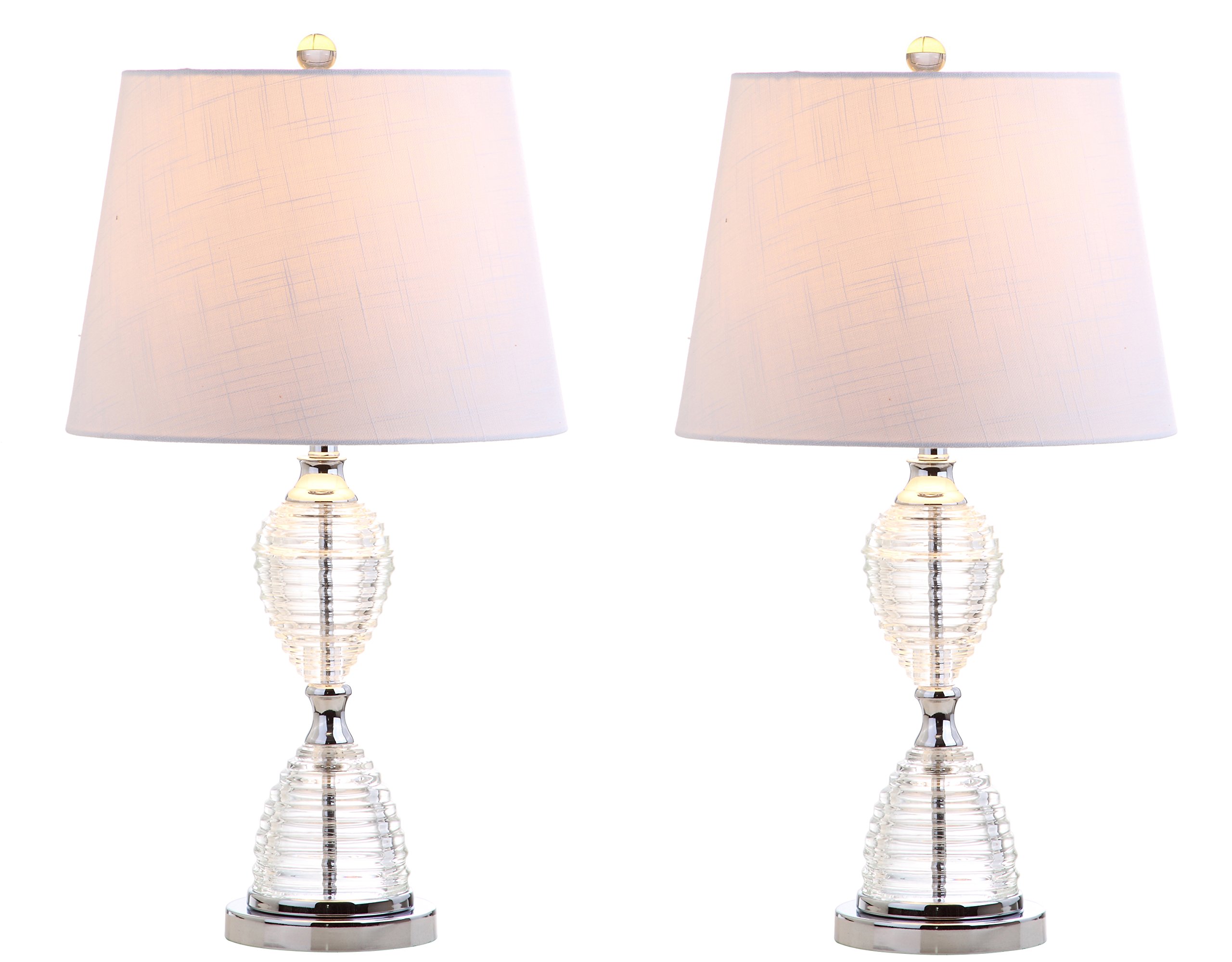 JONATHAN Y JYL2045A-SET2 Crystal LED Table Lamp Set of 2 - 24