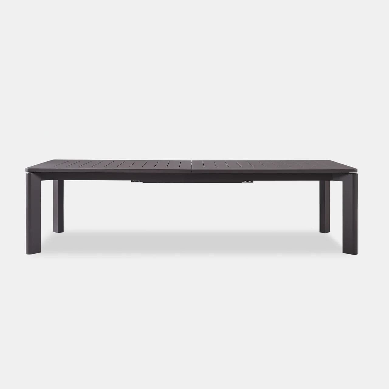 Byron Extendable Aluminum Dining Table - Expandable for 6 to 10 Guests - Perfect for Indoor/Outdoor Entertaining, Small Spaces & Family Gatherings