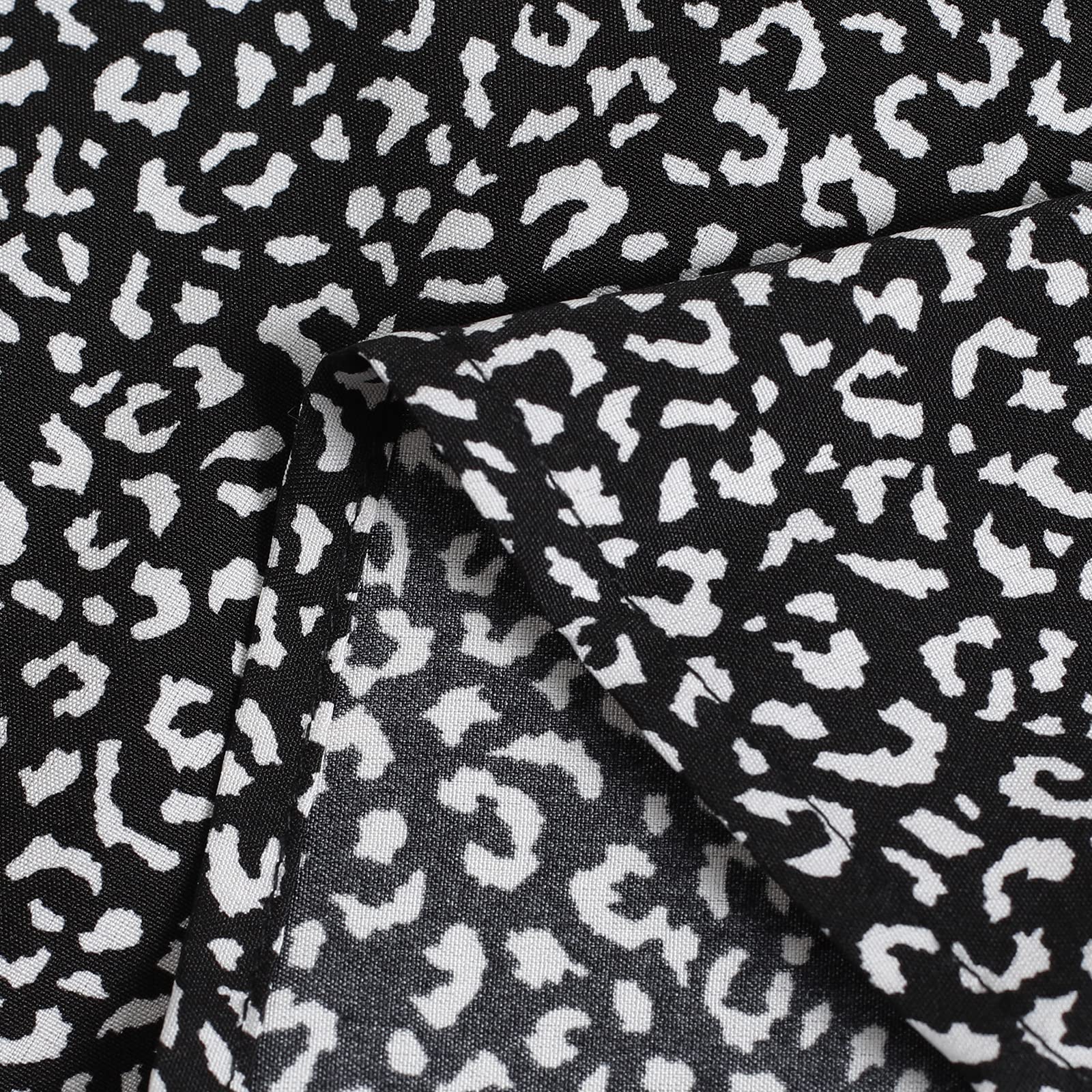 Vintage Women's Long Sleeve Waist Dress with Polka Dot Print and Lapel Collar - Perfect for Office Wear, Cocktail Parties & Retro Fashion Outfits