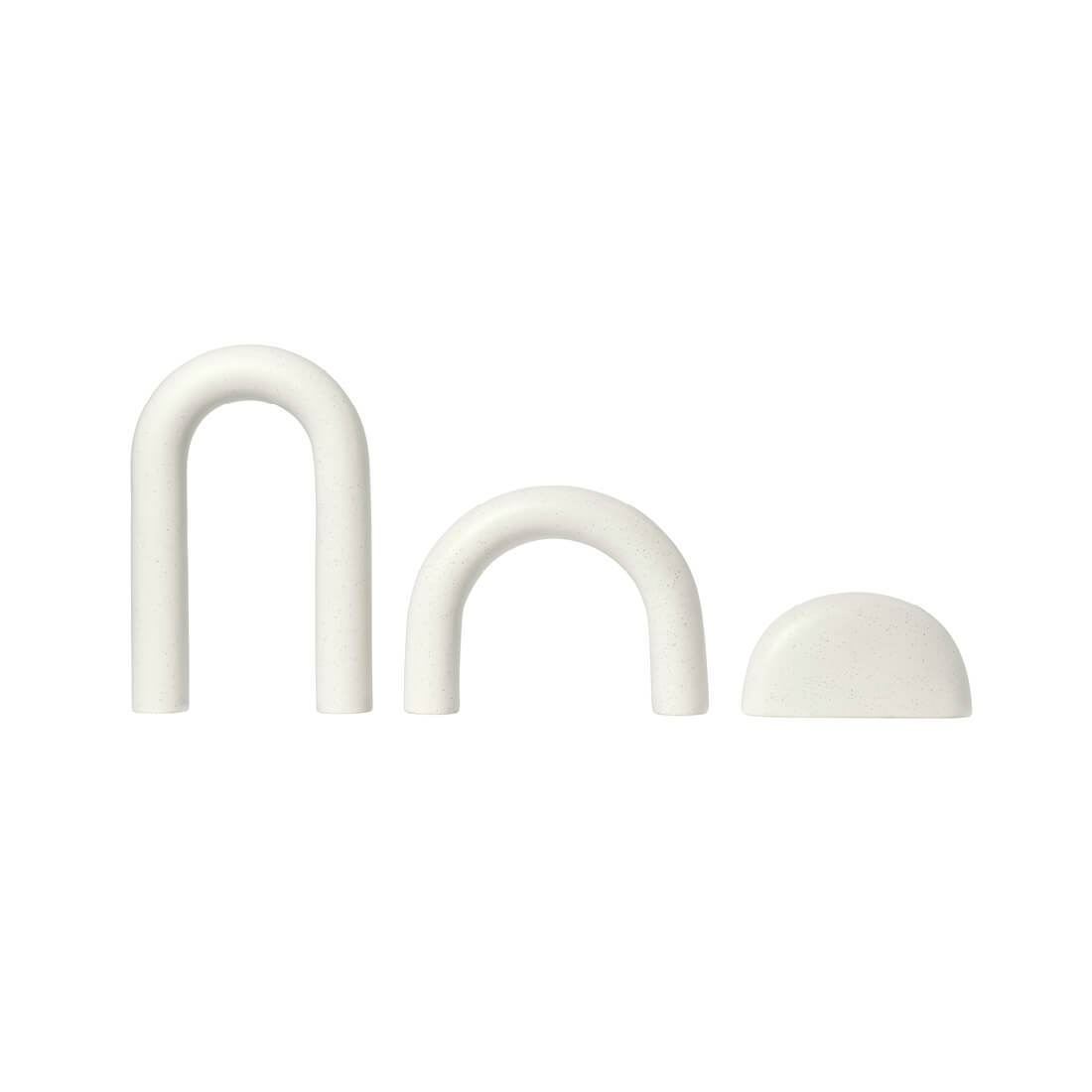 KRISTINA DAM STUDIO Cupola Sculpture - Minimalist Off White Home Decor for Living Room, Bedroom & Office | Modern Nordic Design Art Piece