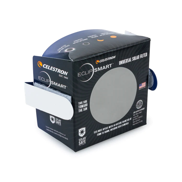 Eclipsmart Universal Solar Filter (44428) - Safe Solar Viewing for Telescopes, Binoculars & Cameras | Perfect for Solar Eclipses, Sun Observation & Astrophotography