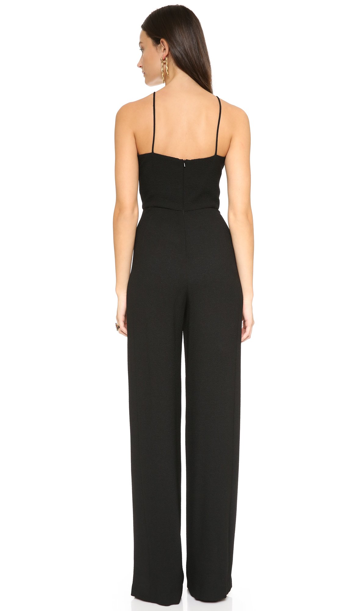 Black Halo Women's Joaquin Jumpsuit - Elegant One-Piece Romper for Women | Perfect for Cocktail Parties, Weddings & Evening Events | Plus Size Options Available