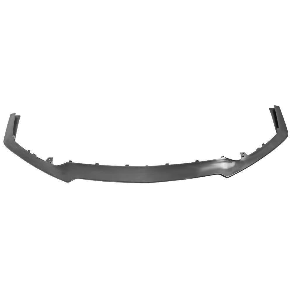 IKON MOTORSPORTS GT500 Style Front Bumper Lip Spoiler for 2015-2017 Ford Mustang - Black Primer PP Polypropylene - Aggressive Styling Upgrade for Street & Track Performance