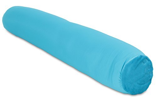 Microbead Body Pillow Teal - Ultra Soft Mooshi Squishy Pillow Cover for Adults | Perfect for Back Support, Pregnancy Comfort & Stress Relief