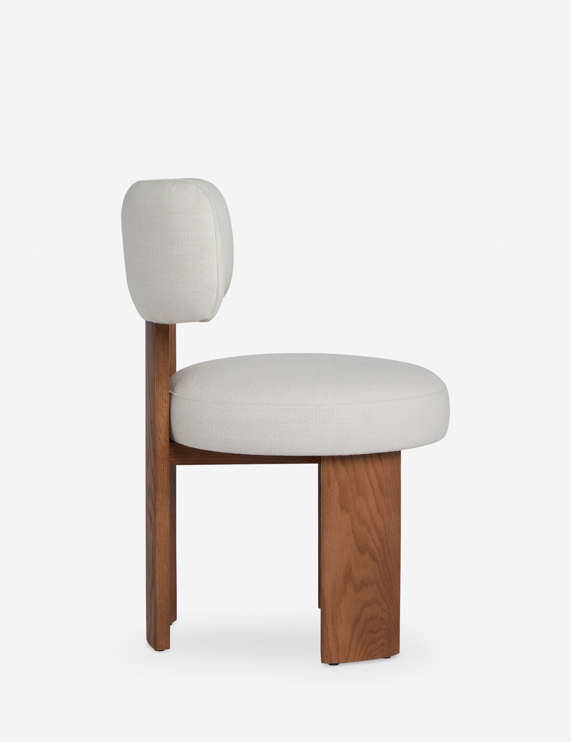 Modern Brisbane Dining Chair - Sturdy Wooden Kitchen Chair with Comfortable Cushion - Perfect for Dining Room, Kitchen, and Breakfast Nook