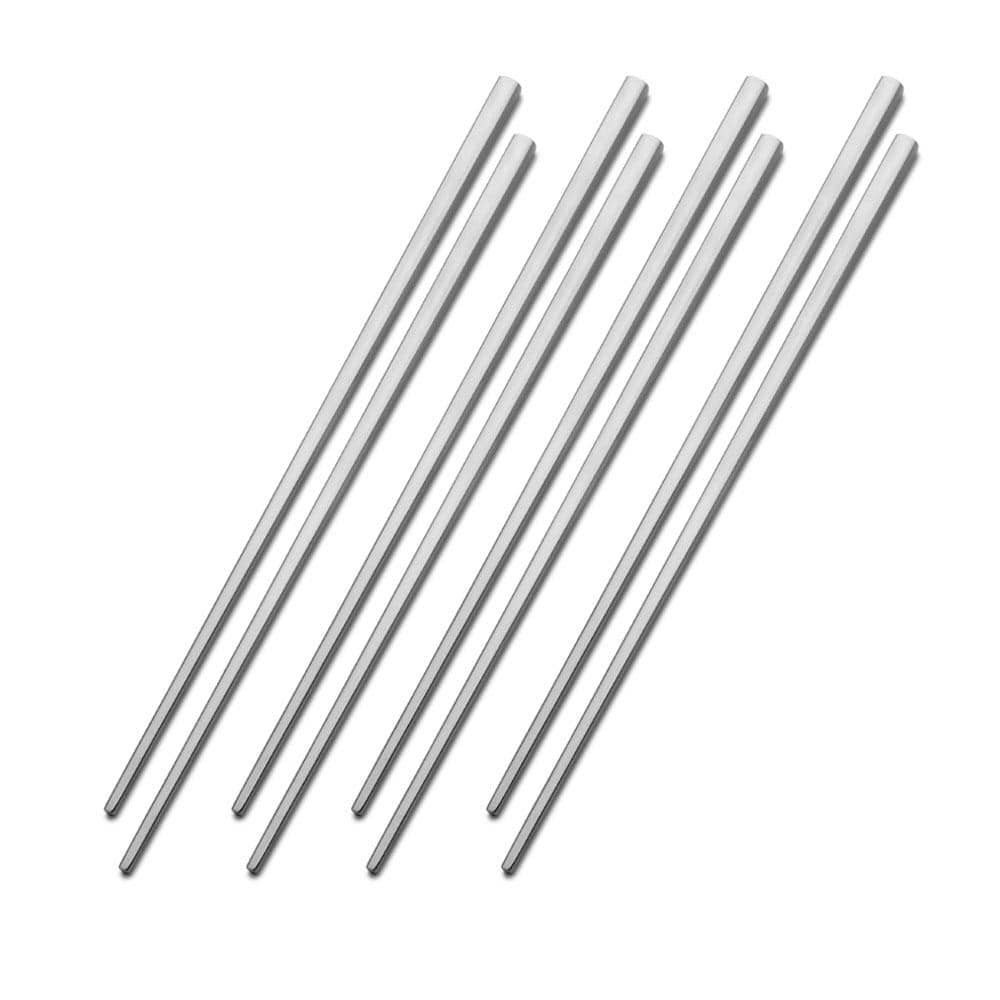 Studio Nova Set of 4 Premium Chopstick Pairs - Japanese Style Bamboo Utensils for Asian Cuisine, Sushi, Ramen & Home Dining