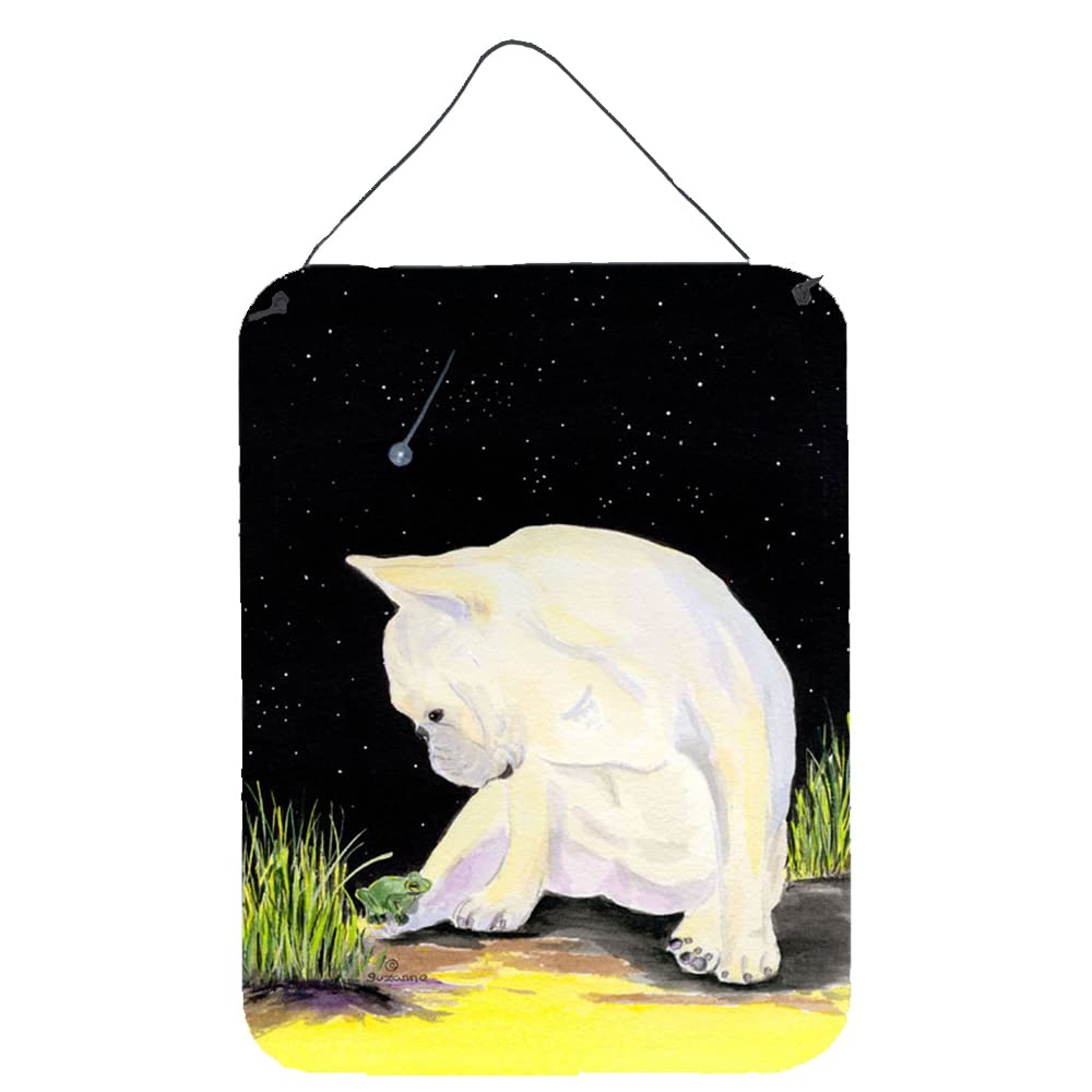 French Bulldog Wall Art - 12x16 Aluminum Metal Sign for Kitchen, Bar, Bathroom & Front Door Decor | Vintage Style Multicolor Hanging Plaque | Perfect for Home, Office & Pet Lover Gifts