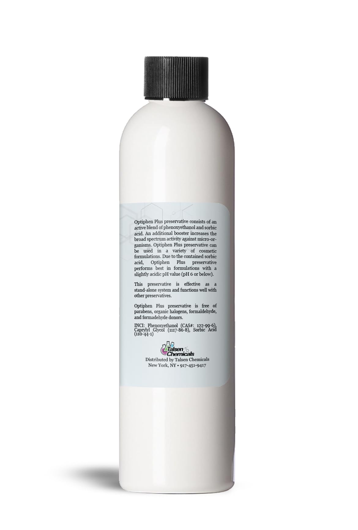 Optiphen Plus Natural Preservative for Cosmetics – 8 oz (236 mL) | DIY Lotion, Serum & Skincare Preservative | Vegan, Paraben-Free | Extends Shelf Life for Homemade Beauty Products
