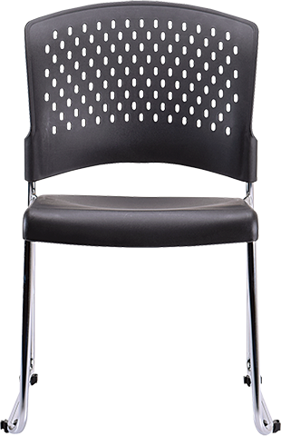 Eurotech Aire S4000 Plastic Stackable Chairs - Set of 4 - Lightweight & Durable for Events, Cafes, and Outdoor Use