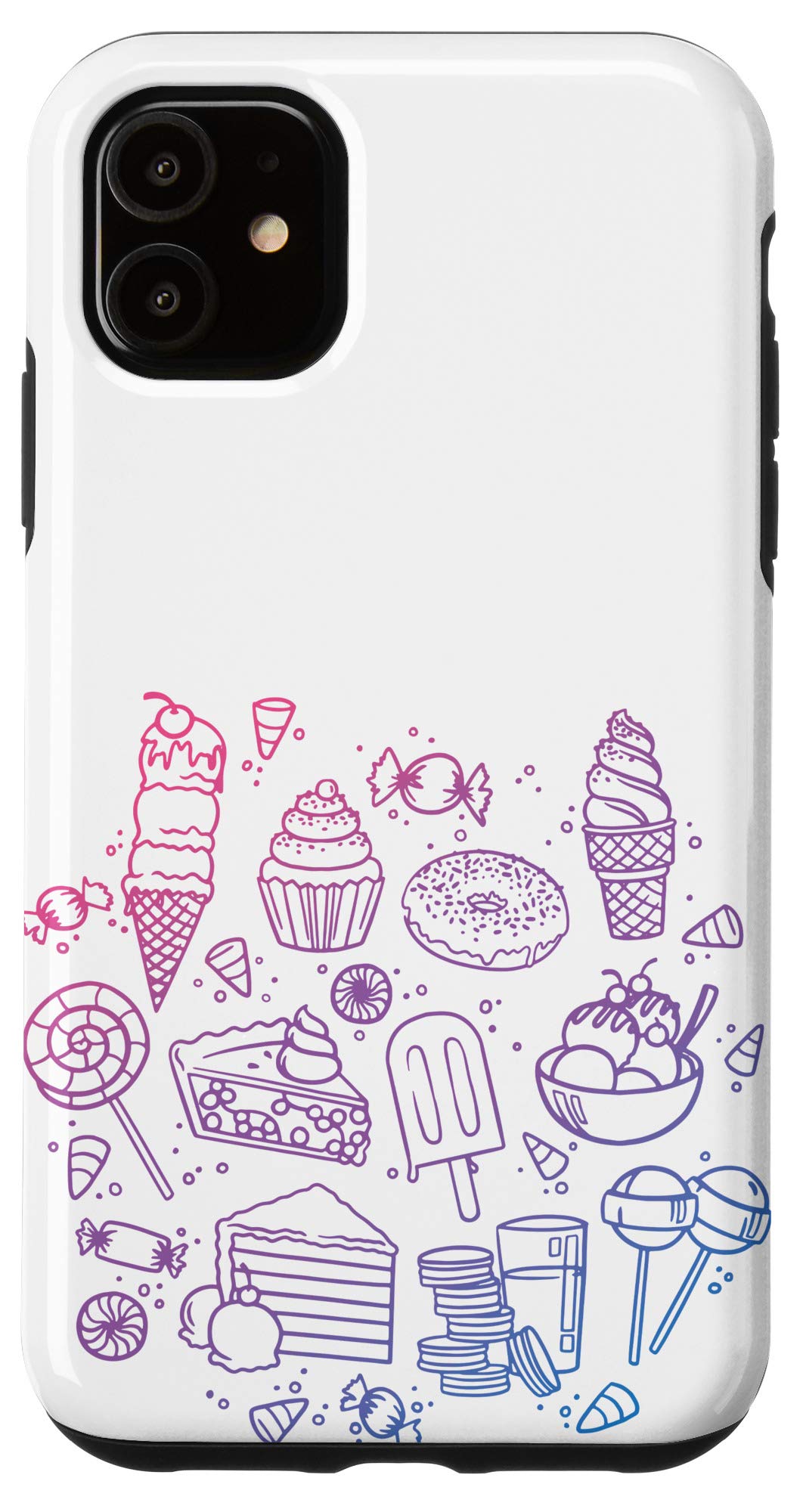 iPhone 11 Case - Cute Cake & Dessert Design Protective Phone Cover for Women Girls | Perfect for Birthday Gifts, Party Accessories & Everyday Use