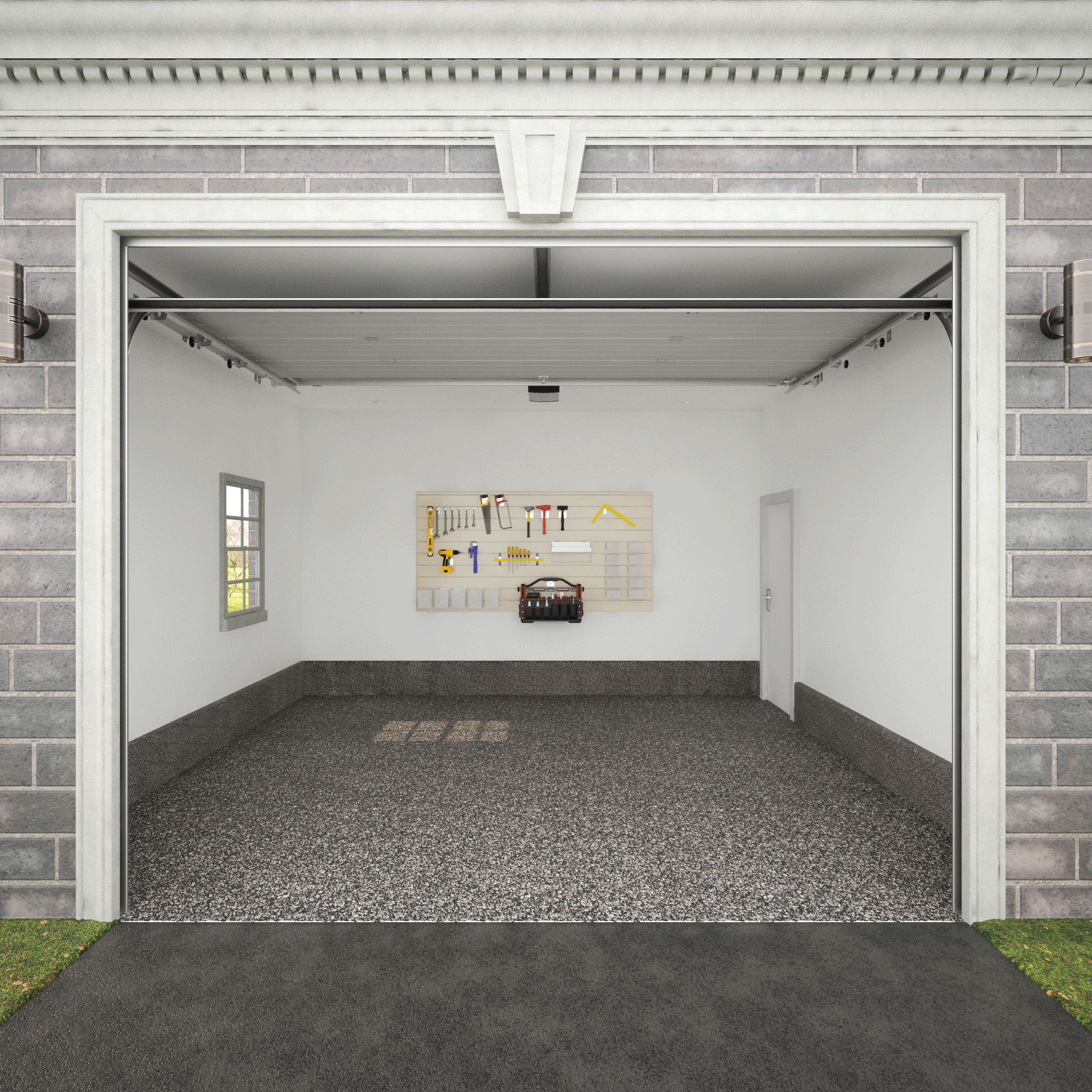 PVC Slatwall Handyman Bundle - Durable Wall Panel System for Retail Displays & Garage Organization - Perfect for Store Shelving, Tool Storage & Home Decor