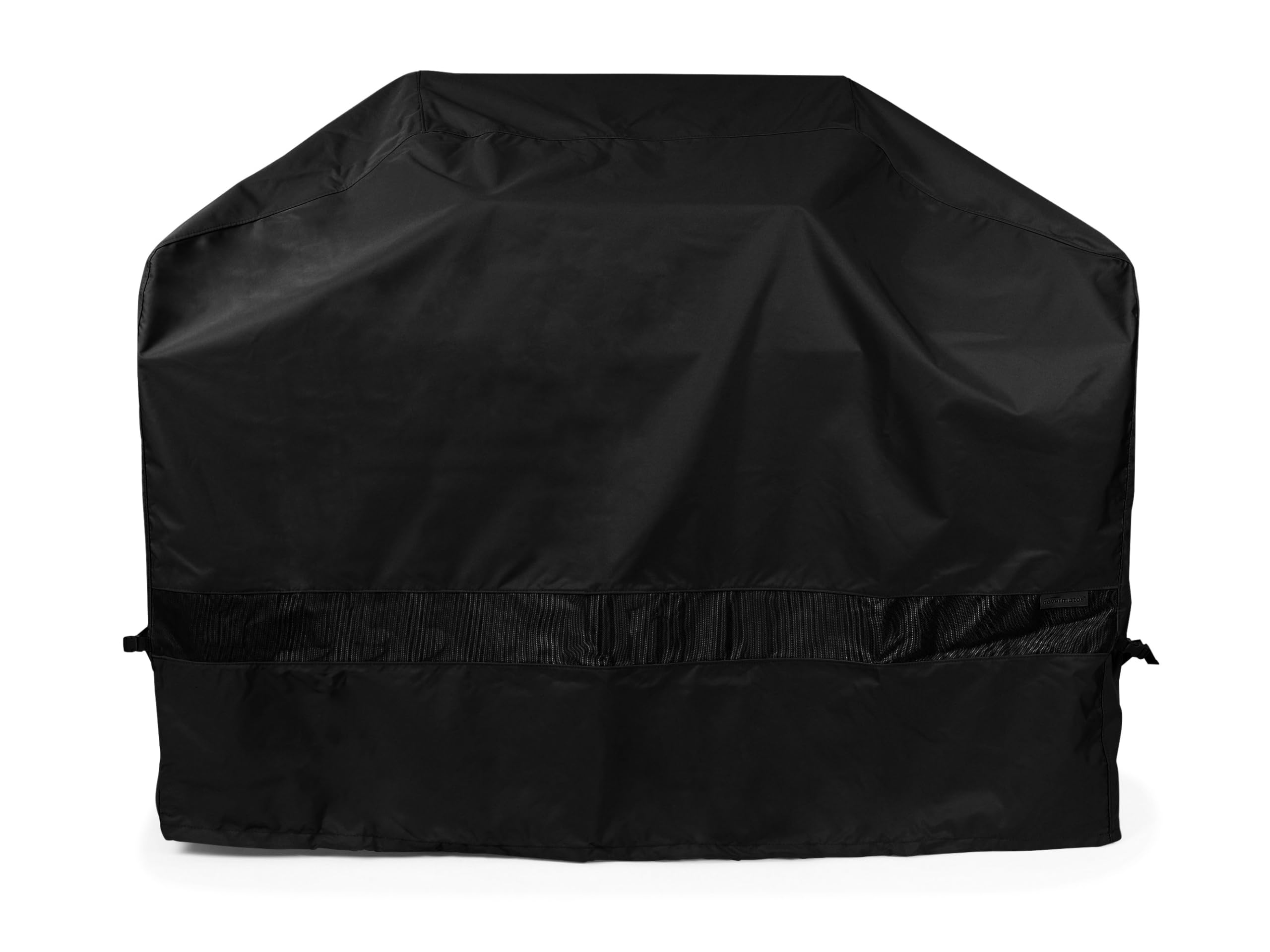 **Heavy Duty 80 Inch Black BBQ Grill Cover - Weather Resistant 300D Polyester Outdoor Kitchen Cover for Large Grills | Perfect for Backyard, Patio, and Camping Use**
