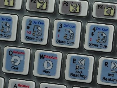 Native Instruments Traktor Scratch Pro Keyboard Stickers - Compatible with Desktop, Laptop & Notebook - Perfect for DJs, Music Producers & Digital Performers