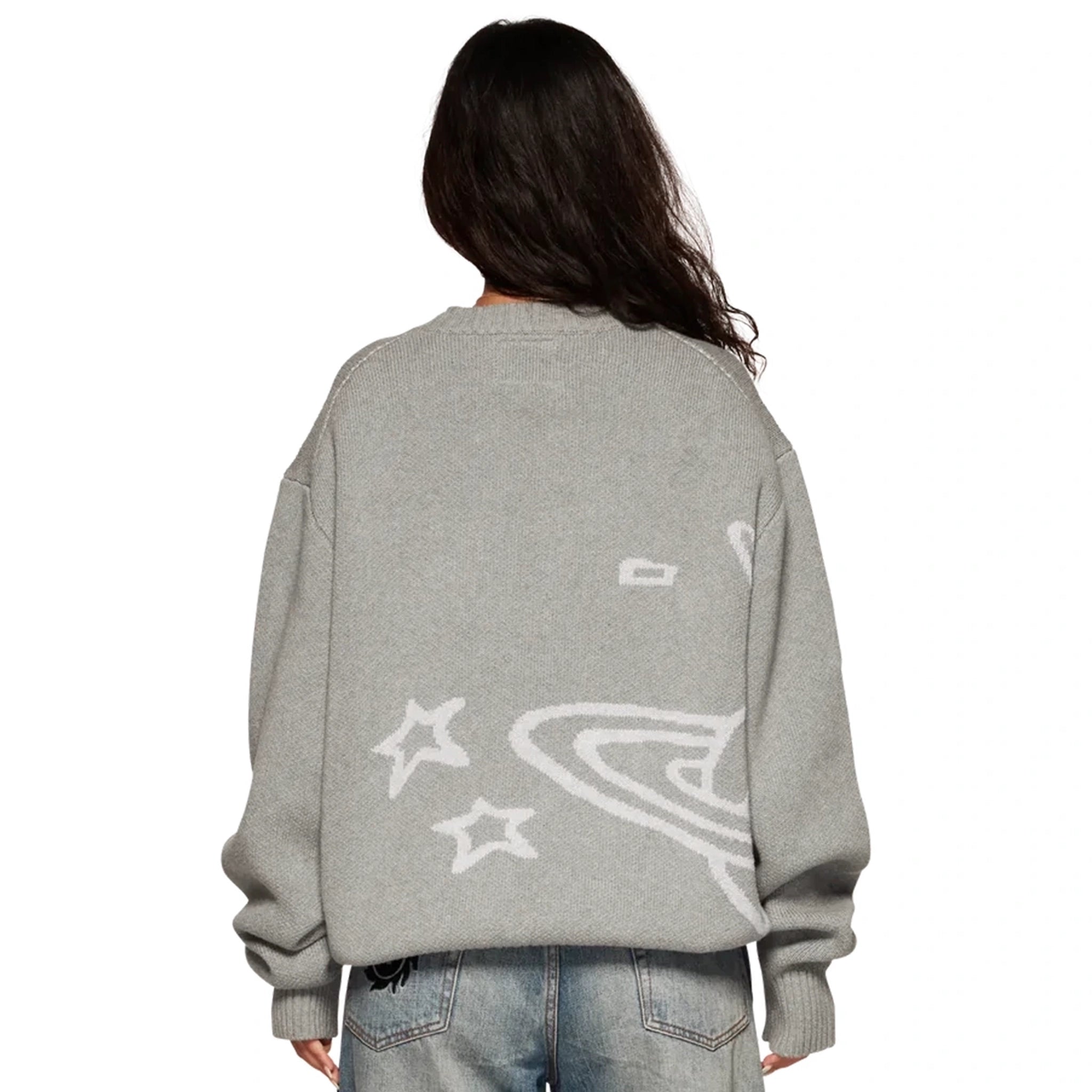 Broken Planet Heather Grey Knit Sweatshirt - Cozy Oversized Pullover for Men & Women | Perfect for Casual Wear, Fall Fashion, and Street Style Outfits