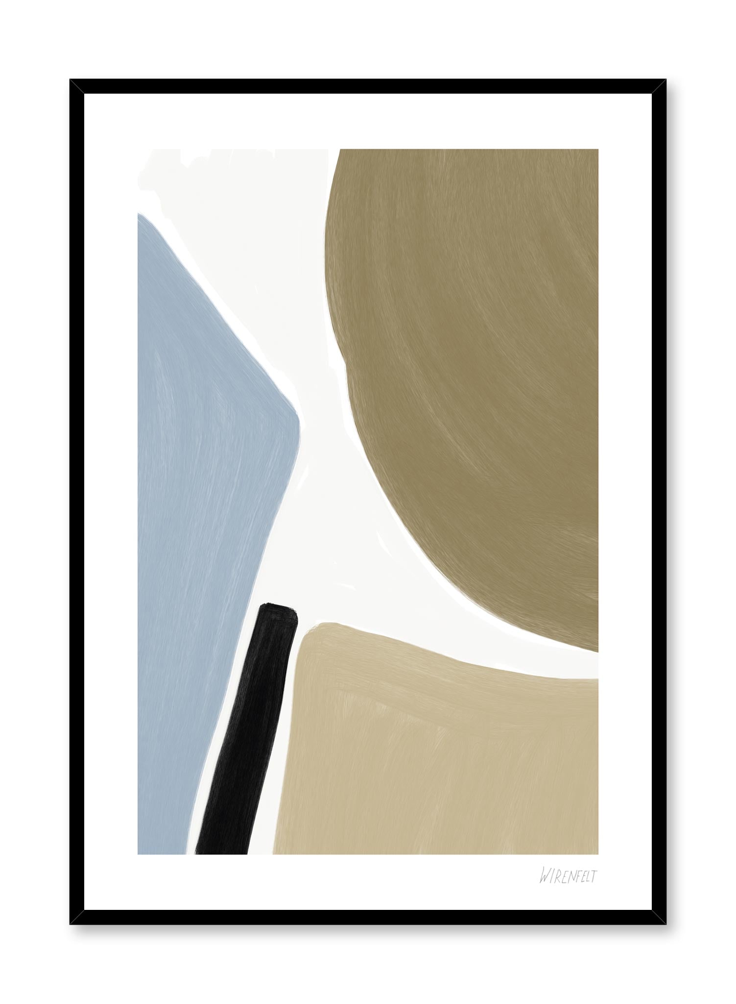 Intersection Art Poster - Modern Wall Decor for Living Room, Bedroom & Office - High Quality Print for Home & Office Decor