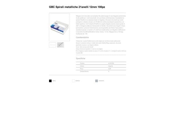 GBC MultiBind Binding Wires 12mm - 100 Sheet Capacity A4 Silver - Pack of 100 (IB161230) - Perfect for Office Documents, Presentations & School Projects