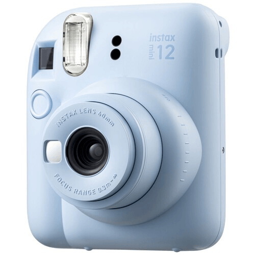 FUJIFILM INSTAX MINI 12 Instant Camera - Pastel Blue | Instant Film Camera for Selfies, Parties & Travel | Perfect Gift for Teens & Photography Lovers