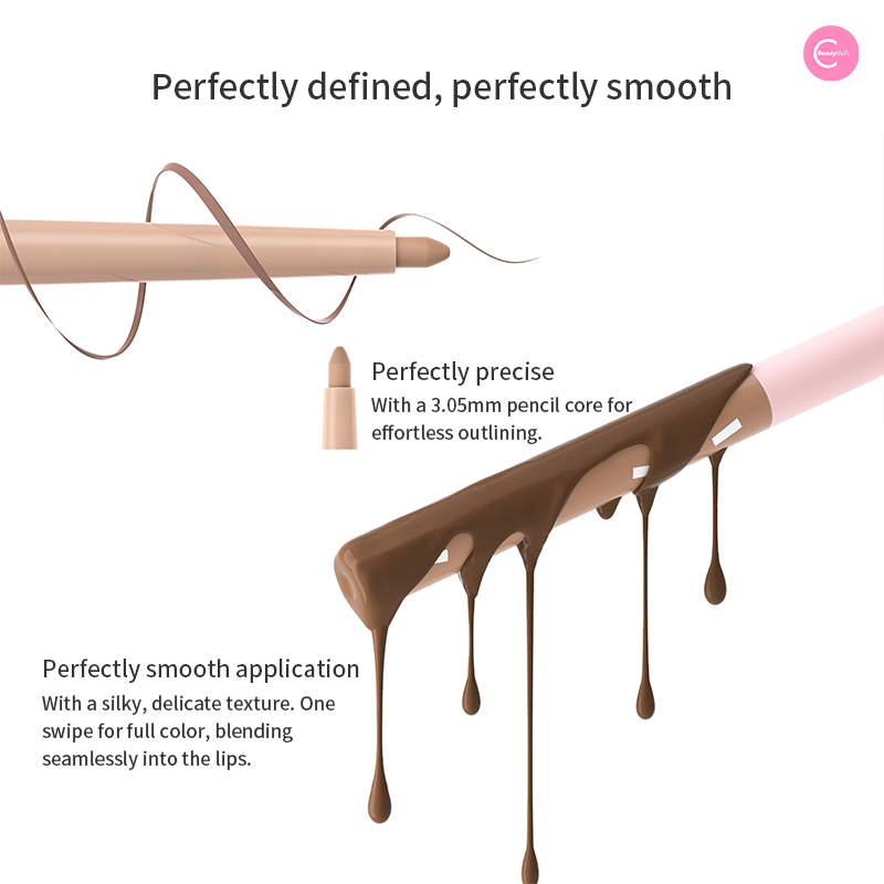 HYNTOOR Chocolate Stick Plump Lip Liner - Long Lasting Matte Lip Pencil for Fuller Lips | Perfect for Everyday Makeup & Night Out Looks