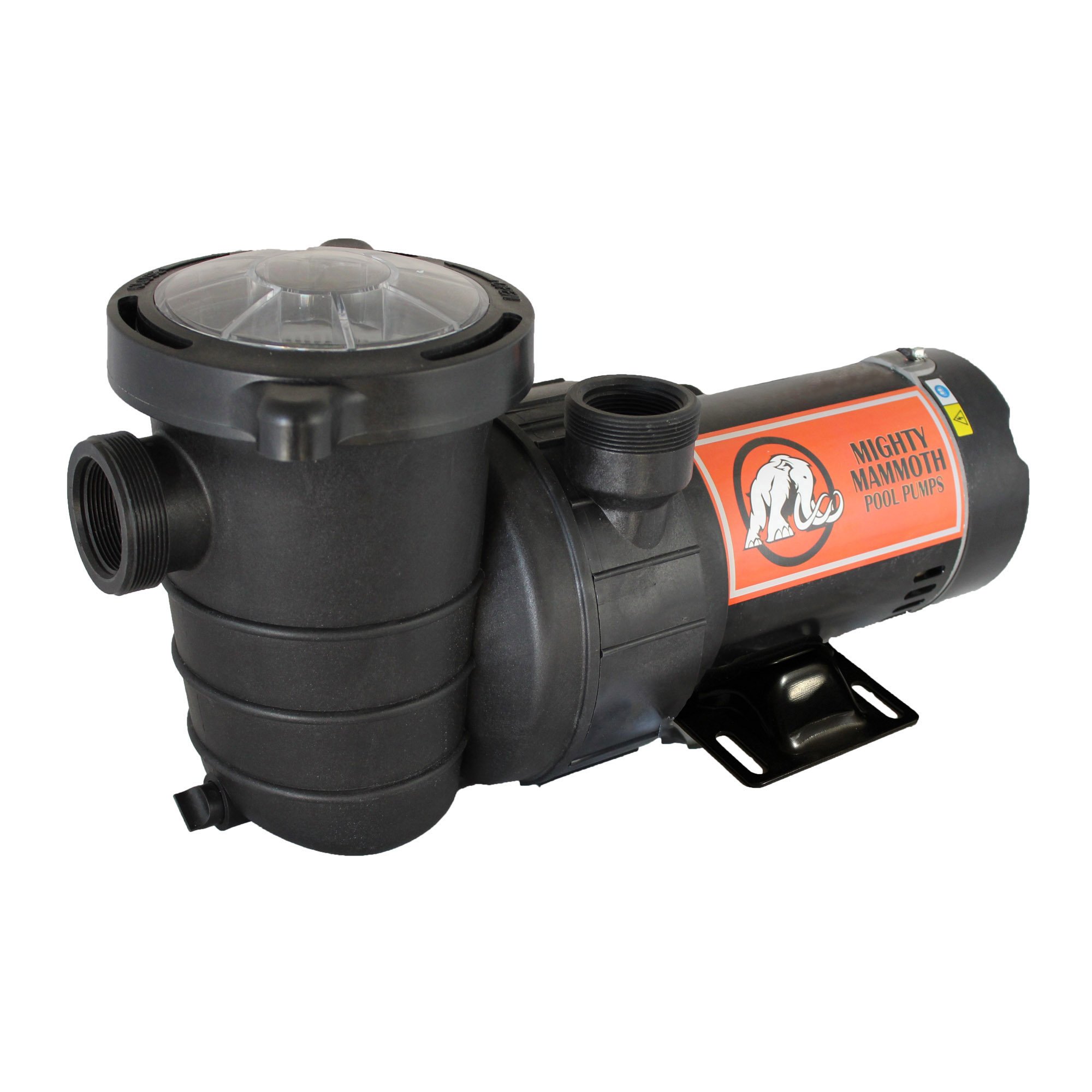 1.5 HP Above Ground Pool Pump with Power Cord - Mighty Mammoth High Performance Motor for Clean Swimming Pool Water - 110V-120V 60Hz - Ideal for Backyard Pools, Inflatable Pools & Spa Maintenance