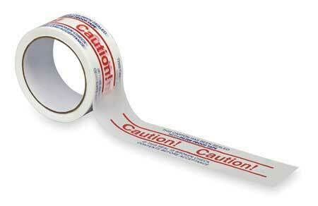 15C747 White & Blue Carton Tape - Heavy Duty Packing Tape for Shipping Boxes, Moving & Storage - Strong Adhesive for Secure Sealing