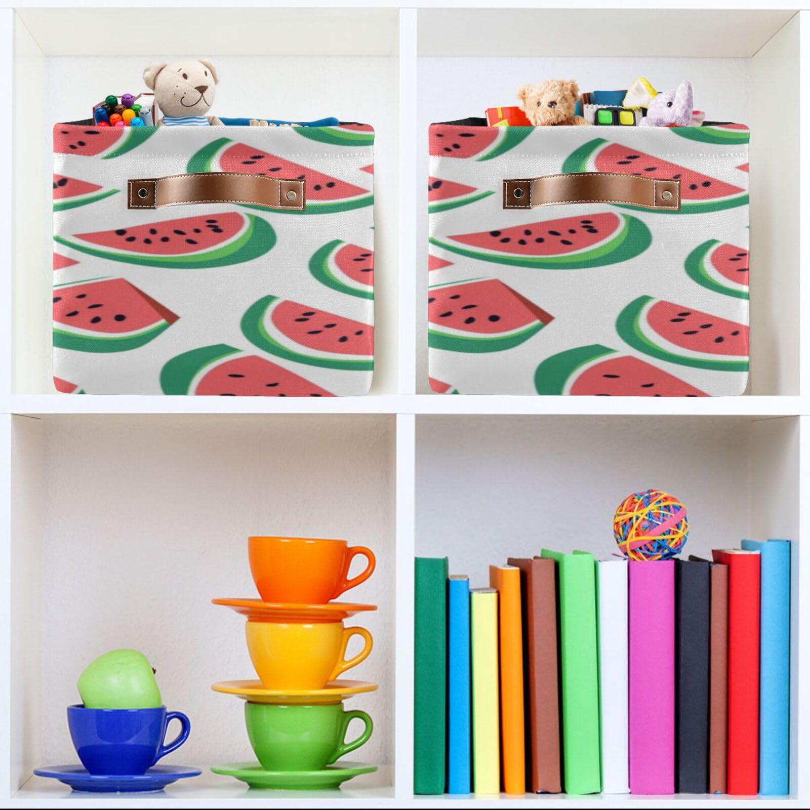 Large Fabric Storage Bins with Handles - Collapsible Closet Organizer Baskets for Shelves, Clothes, Toys & Home Organization | Perfect for Bedroom, Nursery & Laundry Room Storage