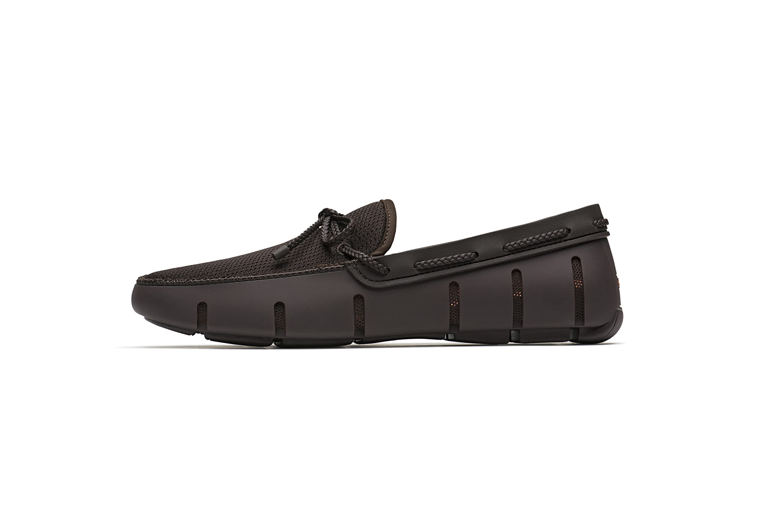 SWIMS Men's Loafers - Comfortable Slip-On Casual Shoes for Summer | Braided Lace Design | Stylish Beach & Vacation Footwear | Perfect for Walking, Travel & Outdoor Activities