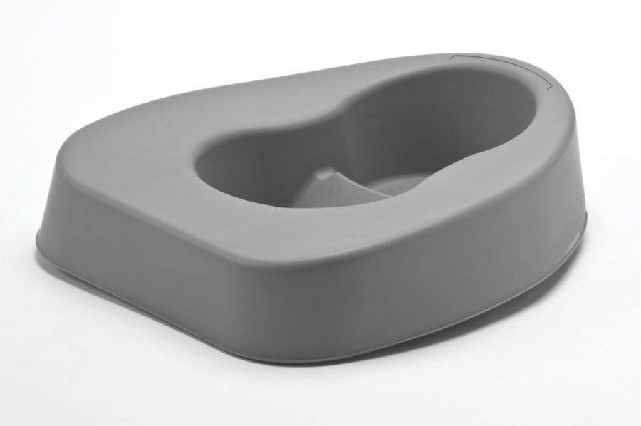 Bariatric Bedpans - Heavy Duty Graphite Bed Pans for Bariatric Patients, Case of 20 - Ideal for Hospitals, Nursing Homes, and Home Healthcare Use